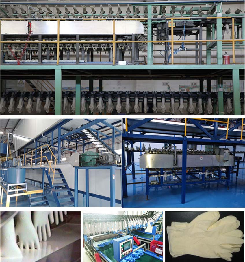 nitrile gloves production line