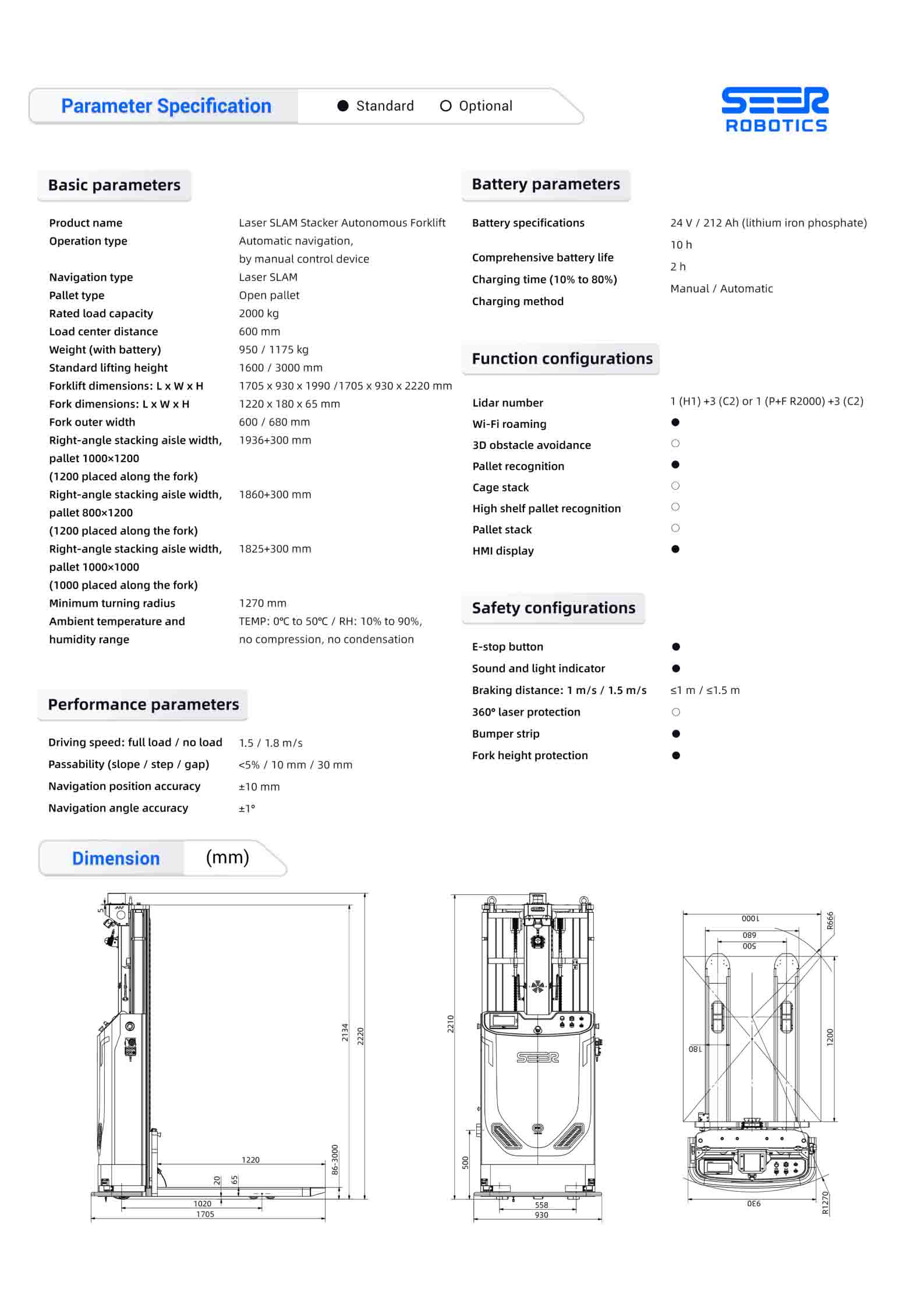 AMR-Gabelstapler