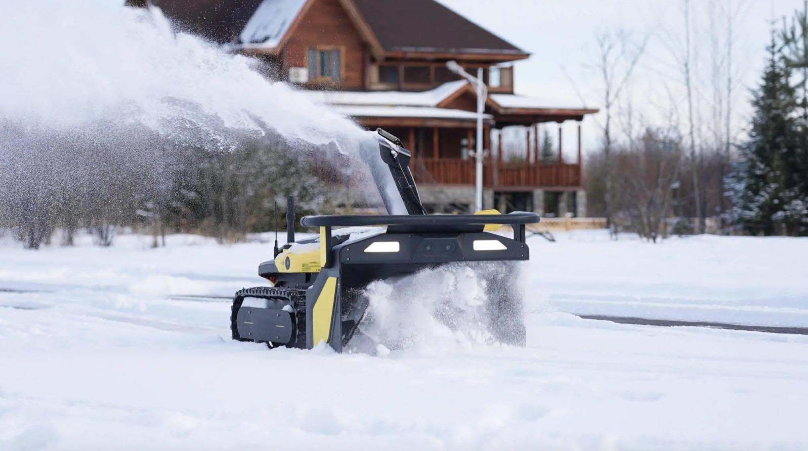 snow plow robot
