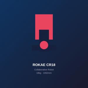 ROKAE CR18 Collaborative Robot - 18kg 6-Axis Cobot for Precision Manufacturing
