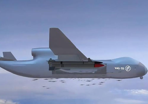 Die SS-UAV-Drohne hat ihren Jungfernflug erfolgreich absolviert! Mit einer Nutzlastkapazität von 6 Tonnen und einer Flugdauer von 12 Stunden ist sie als „fliegender Drohnenträger“ bekannt.